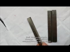 Resistente ao desgaste lâminas de faca serrilhada filme de embalagem cortar faca anti-corrosião