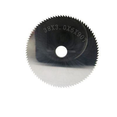 6'' HSS Circular Saw Blade Slitting Disc Cutters Slot Mill Cutting Grooving Blade for Plastic Metal Cutting