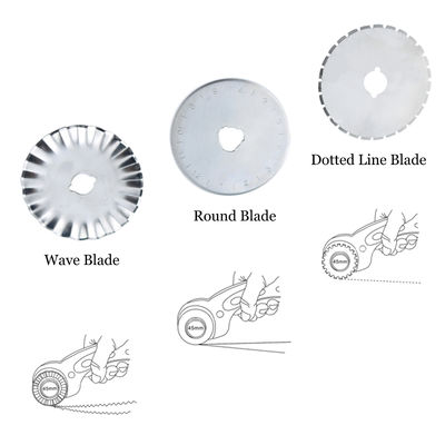 Rollerring 45mm Rotary Fabric Cutter Blade Fit for Olfa Alfa Rotary Cutter