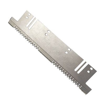 Long Serrated Straight Knives with Sealing Jaws Blade for Cutting Food Bags in Packaging Machinery