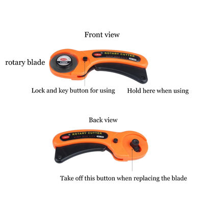 Rollerring 45mm Rotary Fabric Cutter Blade 5 Pieces Fit For Olfa Alfa Rotary Cutter